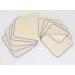 Organic Cotton Flannel Hubs - 15 Pack Baby Washcloths | Eco-Friendly Multi-Way Replacement for Wet Wipes - 21x21 cm Washable Mini Towels - Buy Online on SooperMarket.com