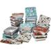 36 Count Christmas Tin Foil Containers with Lid Covers - Holiday Designs for Cookies & Treats - Disposable Food Storage Pans for Parties - Buy Online on SooperMarket.com