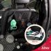 Premium Lusso Gear Heavy Duty Kick Mats (2 Pack) - Waterproof Back Seat Protector for Kids - 3 Reinforced Storage Pockets - Black - Buy Online on SooperMarket.com