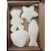 Natural Loofah Sponge Set - Fun Shaped 4 Pack - Buy Online on SooperMarket.com