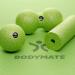 BODYMATE Fascia MINI-SET - Apple Green Mini Roll & Balls for Muscle Relief | L15xD6cm & D8cm Duo Ball | International Shipping - Buy Online on SooperMarket.com