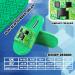 Buy Minecraft Flip-Flops for Kids - Unisex Green Swimming Shoes & Creeper Sandals 34/35 EU - Buy Online on SooperMarket.com