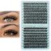 Individual Lashes 40D+50D 320 Clusters Lash Extension 10-18MIX False Eyelash Clusters Natural Fluffy Individual Eyelashes Extensions DIY at Home by TOOCHUNAG B-40D+50D
