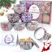 Fragrance Candlestick Set for Women - Aromatherapy Soy Wax Candles with Greeting Card | 160 Hours Burn Time | Perfect Gifts for Birthday Valentine's Day Mother's Day Yoga & More - 8 Colors Available - Buy Online on SooperMarket.com