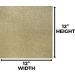 Gold Glitter Cardstock - 10 Sheets - Premium 12x12 Glitter Paper for Scrapbooking, Crafts, Decorations, Weddings - Buy Online on SooperMarket.com