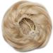 Scrunchies Hair Bun Updo Donut Chignons 100% Remy Clip in Ponytail Extensions Curly Messy Human Hair Bun 613 Bleach Blonde - Buy Online on SooperMarket.com