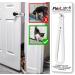 FlexLatch Cat Door Holder Latch - Bright White Cat Door Alternative Installs Fast Flex Latch Strap Let's Cats in and Keeps Dogs Out of Litter & Food. Safe Baby Proof One Piece No Measuring Extra Easy