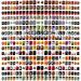 384 Pcs 16 Pack Halloween Press on Nails Halloween Short Fake Nails Square False Nails Plastic Artificial Nail Tips Full Cover Coffin with Ghost Pumpkin Spider Pattern for Women (Stylish Pattern)