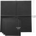Black 2-Ply Disposable Beverage Napkins (300 Count) - Ideal for Bar, Cocktail, Weddings, Birthday - EU Made - Buy Online on SooperMarket.com