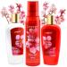 Bath and Body Gift Set for Women & Men Japanese Cherry Blossom Home Spa Set - Natural Extracts Vitamin E & Shea Butter Shower Gel Lotion & Body Mist Personal Self Care Kit Body Care Travel Set
