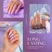 Beetles Gel Nail Polish Set - 6 Glitter Colors - Sky Blue Purple Lavender | Soak Off UV LED Gel Kit for DIY Nail Manicure - Buy Online on SooperMarket.com