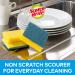 Scotch-Brite Delicate Non-Scratch Sponge Scourer 12 Pack - Non-Scratch Nailsaver Sponge for Non-Stick Cookware and Glass - Blue - Buy Online on SooperMarket.com