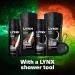 LYNX Africa & Black The Deodorant Gift Set Shower Tool 2x Body Wash & 2x Body Spray perfect for his daily routine 4 piece - Buy Online on SooperMarket.com