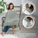 Comfy Cubs Muslin Nursing Cover - Soft & Breathable Cotton Apron for Breastfeeding - Rigid Hoop for Easy Feeding - Cedar Fern - Buy Online on SooperMarket.com