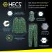 HECS Hunting 3-Piece HECStyle Camo Suit - Large Green | Deer & Big Game Hunting Suits for Men and Women - Buy Online on SooperMarket.com