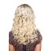 WIG ME UP - Lady's Sexy Ombre Brown Wig with Platinum Tips Curls & Bangs - 55 cm | Shop Now for International Shipping! - Buy Online on SooperMarket.com