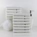 1888 Mills Durability Bleach Safe Microfiber Alternative 24-Piece Utility Washcloth Set - White - Buy Online on SooperMarket.com