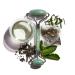Mint Green Tea Jade Crystal Facial Roller O/S