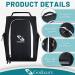 Golkcurx Golf Shoe Bag for Travel - Zippered Sport Shoe Carrier with Accessory Pockets (Black) - Buy Online on SooperMarket.com