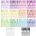 2310 PCS Self Adhesive Rhinestone Gem Stickers for Face Nail Body Makeup Festival 4 Size 14 Sheets Bling Jewels Stickers for Kids DIY Craft Card Decorations