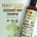 Tropic Isle Living Rosemary Mint Shampoo 8 oz - Nourishing Gentle Cleanser for All Hair Types Cruelty-Free Sulfate-Free - Buy Online on SooperMarket.com