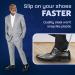 Velette Metal Shoe Horn - Long Shoehorn Helper for Seniors, Men, Women, and Kids - Ideal for Boots and Shoes - Buy Online on SooperMarket.com