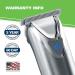 Wahl Stainless Steel Lithium Ion 2.0+ Beard Trimmer for Men - All-in-One Grooming Kit - Model 9864SS - Buy Online on SooperMarket.com