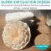 Super Exfoliating Spa Weave Loofah Shower Sponge Pouf - Pack of 4 - Buy Online on SooperMarket.com