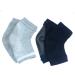 Aokbean Heel Socks - 2 Pairs Moisturizing Gel Socks for Dry Cracked Skin | Open Tip Silicone Foot Care for Men & Women (Black + Gray) - Buy Online on SooperMarket.com