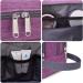 WANDF Toiletry Bag Water-Resistant Nylon Travel Wash Bag Lightweight Dopp Kit for Men and Women (A-Light Purple) - Buy Online on SooperMarket.com