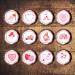 PRECUT Pink Valentines Day Mini Cupcake Toppers Love You Edible Cake Topper Edible Valentine Cake Decorations Proposal Decorations Engagement Cake Decoration Cute Anniversary Cake Toppers (48)