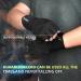 iHuan Ventilated Weight Lifting Gloves with Wrist Wrap Support - Full Palm Protection for Men & Women - Ideal for Weightlifting, Training, Fitness - Black (Large) - Buy Online on SooperMarket.com
