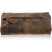 KomalC Leather Zip-Lock Cosmetic Makeup Pouch Bag Pen Pencil Case - SALE | Shop Now! - Buy Online on SooperMarket.com