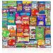 Snack Box Care Package Variety Pack (45 Count) - Ultimate Sampler Mixed Bulk Bars Cookies, Chips, Candy Snacks Variety Box Pack Office Schools Family Military Treats College Students Gift Basket