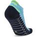 Silver Compression No Show Running Socks - Aqua Large (1 Pair) | Men and Women's Athletic Performance - Buy Online on SooperMarket.com