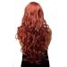 Buy WIG ME UP Long Curly Wavy Hair Wig with Bangs - Dark Copper Red 70cm - International Shipping Available - Buy Online on SooperMarket.com