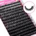 wiwoseo Russian Cluster Lashes Kit - Individual Eyelash Extensions with Glue (0.07D Volume, 9-16MM) - Buy Online on SooperMarket.com