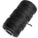 Texas Bushcraft Tarred Bank Line Twine #36 - Weather Resistant Black Nylon String for Fishing, Camping, and Survival - 1/4 lb (121 ft) Strong Braided Bankline Cordage - Buy Online on SooperMarket.com
