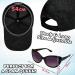 CityComfort Girls' Baseball Cap & UV Protection Sunglasses Set - Adjustable Black Glitter Kids' Gifts - Buy Online on SooperMarket.com