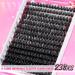 wiwoseo Russian Cluster Lashes Kit - Individual Eyelash Extensions with Glue (0.07D Volume, 9-16MM) - Buy Online on SooperMarket.com
