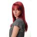 WIG ME UP GFW855-39 | Long Straight Bangs Ladies Wig | Thick Garnet Red | 55 cm - Shop Internationally for Stunning Styles - Buy Online on SooperMarket.com