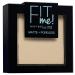 Maybelline New York Compact Fit Me Matte & Poreless powder for normal to greasy skin 105 ivory colors 9 g 105 natural ivory 9 g (1 Pack)