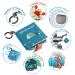 Fish Baby Books - Soft Cloth Books for Babies 0-6 Months | Baby Toys for 6-12 Month Olds | Baby Shower Gifts Box with Teether | Newborn Baby Sensory Stroller Toys - Buy Online on SooperMarket.com