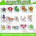 NICEVINYL 100Pcs Random Iron on Patches for Clothing - Assorted Funny Embroidered Appliques for DIY Clothes Repair - Buy Online on SooperMarket.com
