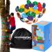 Hyponix Ninja Tree Climbing Kit  16 Rock Climbing Holds & 8 Ratchets  Reinforced Rock Climbing Holds - Sets up Within Minutes - The Perfect Outdoor Toys for Kids 5-12 Monkey Tree Climbers 2.0