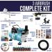 Master Airbrush Cool Runner II Compressor Kit with 3 Airbrushes & 6 Acrylic Paint Set - Buy Online on SooperMarket.com