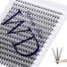 Individual Lashes 300PCS Cluster Lashes Extension C Curl 20D 0.07mm 8-16mm Mixed Lash Clusters Wide Stem Individual Eyelashes Clusters DIY Eyelashes Extensions at Home(Cluster-20D-0.07-C-MIX8-16) RR-8-16mm Cluster Lashes-20D-0.07-C