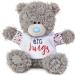 Me to You Tatty Teddy 10cm Bear in Big Hugs - Official Collection White Grey