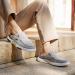 OrthoComfoot Men's Plantar Fasciitis Foot Pain Relief Loafers - 8 W4 Light Grey - Buy Online on SooperMarket.com