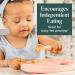 Simka Rose Silicone Baby Spoons - Self Feeding 6 Months First Stage Infant Spoons for Babies & Toddlers - Set of 6 BPA Free Dishwasher Microwave Safe Food Utensils - Neutral - Buy Online on SooperMarket.com